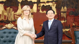 Phó Thủ tướng Hồ Quốc Dũng tiếp bà Ekaterina Zaharieva, Cao ủy Liên minh châu Âu phụ trách Nghiên cứu, Khởi nghiệp và Đổi mới sáng tạo.