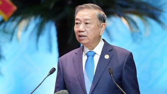 Tổng Bí thư, Chủ tịch nước Tô Lâm phát biểu tại Đại hội Công đoàn Việt Nam lần thứ XIV, nhiệm kỳ 2026–2031.