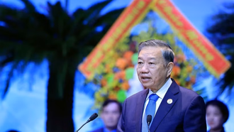 Tổng Bí thư, Chủ tịch nước Tô Lâm phát biểu chỉ đạo Đại hội XIV Công đoàn Việt Nam. 