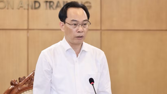 Bộ trưởng Bộ Giáo dục và Đào tạo Hoàng Minh Sơn. (Ảnh: Bộ GD-ĐT)