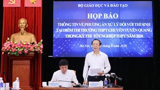 Phương án tổ chức thi lại tại điểm thi trường THPT Chuyên Tuyên Quang được xem xét kỹ lưỡng