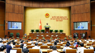 Quang cảnh phiên họp.