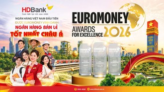Danh hiệu “Ngân hàng Bán lẻ tốt nhất châu Á” lần đầu tiên được trao cho một ngân hàng Việt Nam