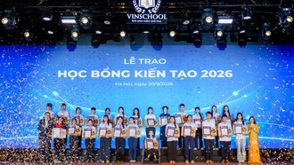 Học bổng Kiến tạo mùa 6 của Vinschool: Trao cơ hội để học sinh kiến tạo tương lai