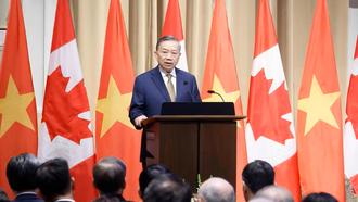 Tổng Bí thư, Chủ tịch nước Tô Lâm phát biểu chính sách "Quan hệ đối tác chiến lược Việt Nam-Canada trong bối cảnh thế giới đầy biến động”.