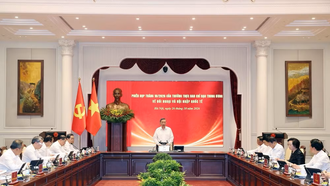 Phiên họp lần thứ nhất của Thường trực Ban Chỉ đạo Trung ương về Đối ngoại và hội nhập quốc tế