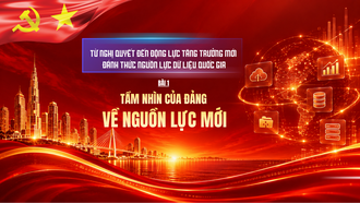 Từ Nghị quyết đến động lực tăng trưởng mới: Đánh thức nguồn lực dữ liệu quốc gia - Bài 1: Tầm nhìn của Đảng về nguồn lực mới