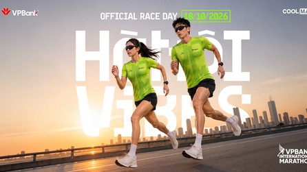Coolmate tiếp tục đồng hành cùng VPBank Hanoi International Marathon 2026