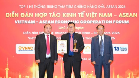 Hệ thống Tiêm chủng vắc xin VNVC được vinh danh Top 1 Đông Nam Á và doanh nghiệp chuyển đổi số xanh hàng đầu