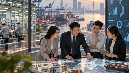 Khi những lợi thế truyền thống dần thu hẹp, năng lực cạnh tranh của doanh nghiệp Việt đang được đặt trong một mặt bằng yêu cầu mới. Ảnh: Sưu tầm