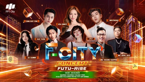 F-City Concert: Futurise hứa hẹn mang đến trải nghiệm bùng nổ tại FPT City Đà Nẵng ngày 20/12/2025