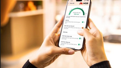 Khi bảo mật cũng được cá nhân hóa trên MSB digital bank