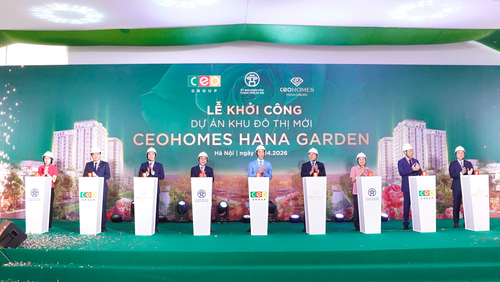 Khởi công CEOHomes Hana Garden -Khu đô thị mang cảm hứng từ miền hoa Quang Minh, Hà Nội