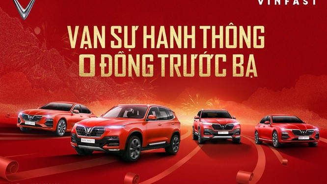 Vinfast gia hạn chính sách 'trước bạ 0 đồng' cho xe Lux A2.0 và Lux SA2.0