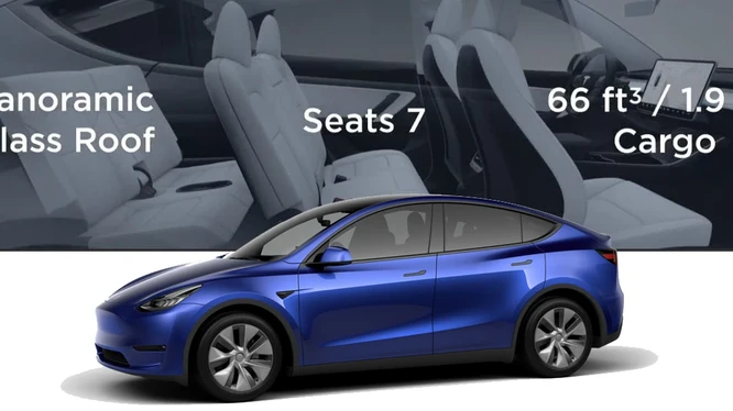 Tesla Model Y 7 chỗ: ngồi sau coi chừng vỡ đầu