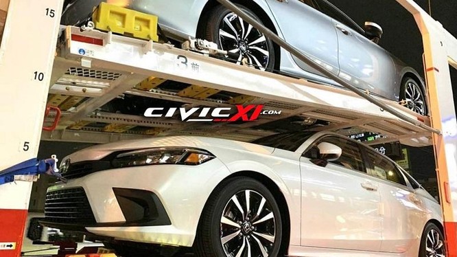 Honda Civic 2022 sẽ có tuỳ chọn màu sắc phụ thuộc từng phiên bản