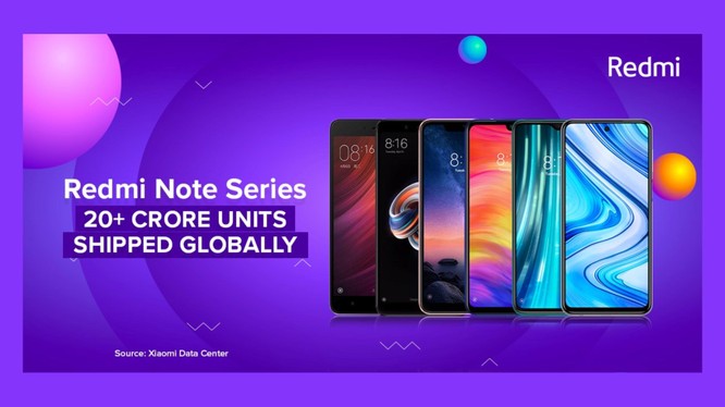 Xiaomi đã bán được 200 triệu chiếc điện thoại thông minh thuộc dòng Redmi