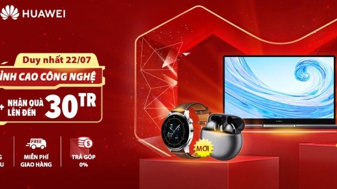 Huawei ra mắt một sản phẩm mới tại Lazada, cùng chương trình khuyến mãi Ngày hội Super Brand Day 