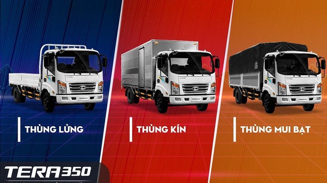 TERA350- Ngôi sao mới khuấy động phân khúc xe tải nhẹ 3,5 tấn