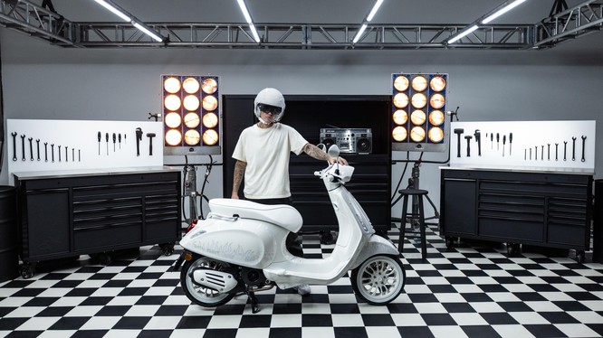 Vespa hợp tác với Justin Bieber ra mắt phiên bản mới