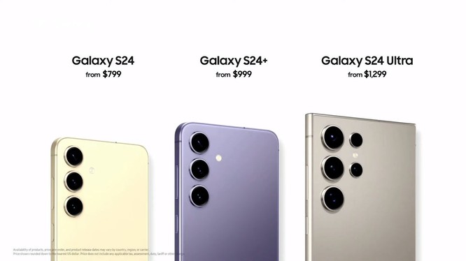Samsung Galaxy S24 - thế hệ Galaxy AI có giá bán từ 22,99 triệu Đồng