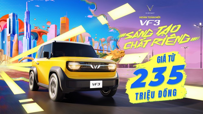 VinFast VF3 có giá bán chính thức