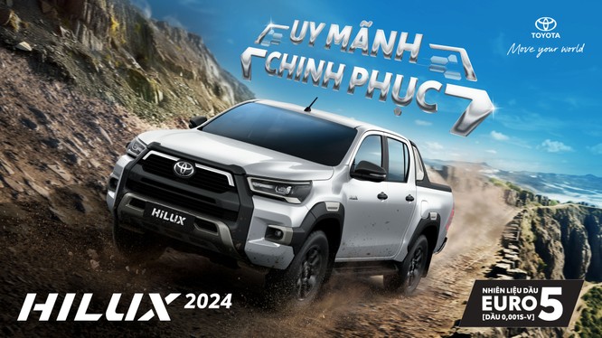 Toyota Việt Nam giới thiệu Hilux phiên bản nâng cấp 2024