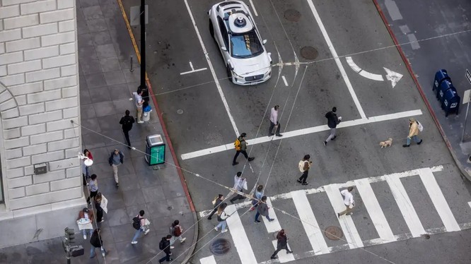  Xe tự lái tại trung tâm thành phố San Francisco. Ảnh: Jason Doiy Photography/Getty Images