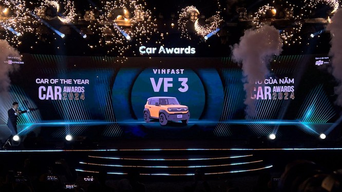 Bộ đôi VF 3 và VF 7 được vinh danh “Ô tô của năm” tại Car Awards 2024