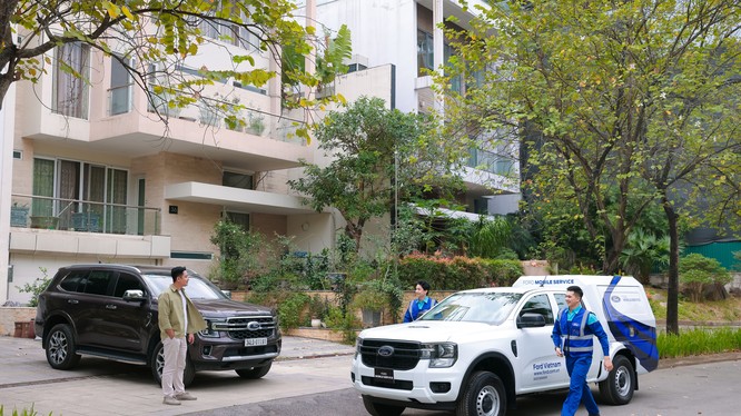 Tiếp nối thành công tại Hà Nội, Ford mở rộng dịch vụ lưu động 4 giờ hoặc miễn phí tới khách hàng TP.HCM