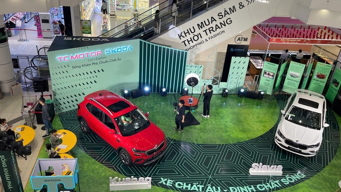 Trải nghiệm xe Skoda tại ngày hội 'Gia đình chill Feel chất Skoda'