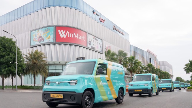 Xanh SM ra mắt dịch vụ vận chuyển hàng nội đô bằng xe tải điện