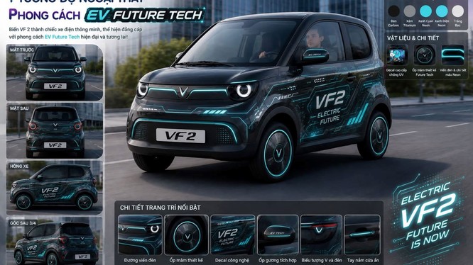 VinFast VF 2 chưa bàn giao đã “nóng” với nhiều bản độ online