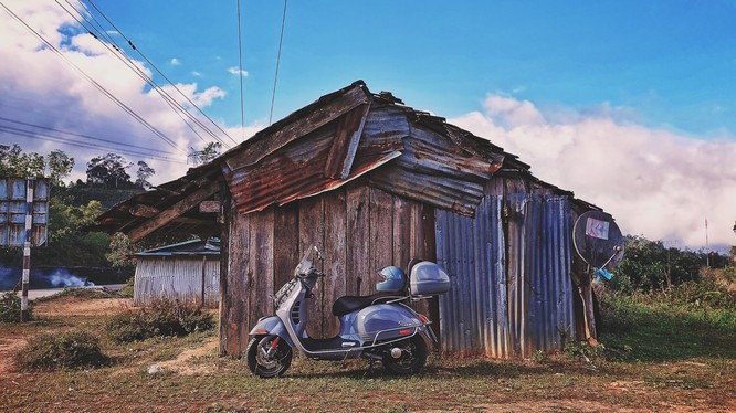 Xem dân chơi Vespa Việt Nam độ xe chơi tết