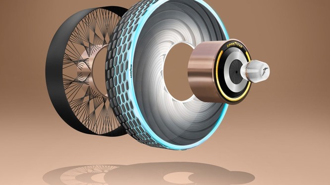 Lốp xe có khả năng tự phục hồi hư hỏng có thể xuất hiện trong tương lai