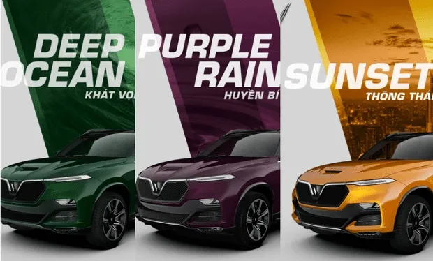 Vinfast liên tục bổ sung nhiều màu đặc sắc cho 'hàng khủng' President