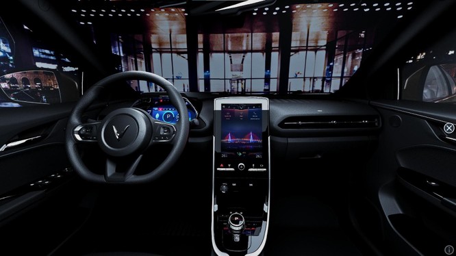 Lộ diện chi tiết nội thất xe điện Vinfast VF E34