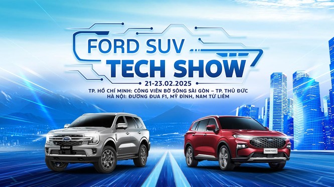Ford Việt Nam triển khai chương trình lái thử “Ford SUV tech show” mang đến trải nghiệm đỉnh cao cho những tín đồ SUV