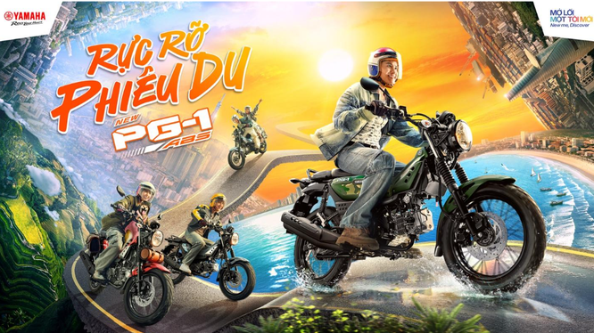 Yamaha Motor Việt Nam chính thức ra mắt Yamaha PG-1 ABS 2025: 'Rực rỡ phiêu du' cùng phong cách retro năng động cùng loạt nâng cấp an toàn