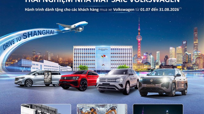 Volkswagen Việt Nam mở cánh cửa độc quyền để khách hàng tận mắt chứng kiến nơi chiếc Volkswagen được tạo nên