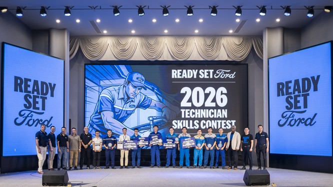 Ford Việt Nam tổ chức hội thi tay nghề kỹ thuật toàn quốc 2026, tập trung nâng cao năng lực dịch vụ sau bán hàng