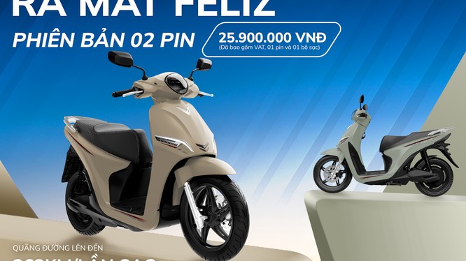 VinFast ra mắt 3 mẫu xe máy điện 2 pin - nâng tầm trải nghiệm di chuyển cho người dùng