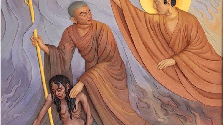 Mục Kiền Liên Bồ Tát là hiện thân cho hạnh nguyện cứu mẹ thoát khỏi cảnh khổ, là hình ảnh tiêu biểu cho hiếu đạo của con người.