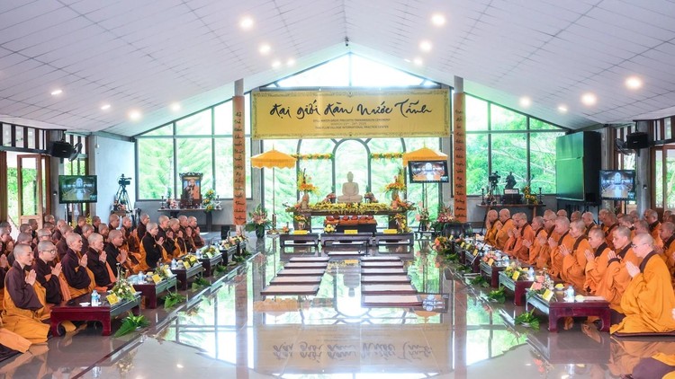 Đại giới đàn Nước Tĩnh diễn ra từ ngày 23/3 đến ngày 28/3/2025.