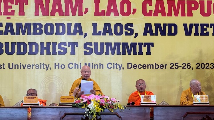 Thúc đẩy đối thoại Phật giáo ba nước Việt Nam - Lào - Campuchia