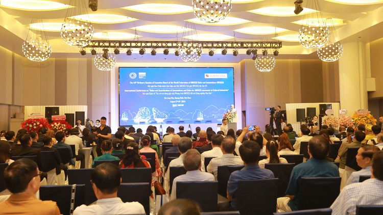 Hội nghị Quốc tế “Vai trò và Đóng góp của Phong trào UNESCO đối với Công nghiệp Văn hóa” diễn ra tại thành phố Hạ Long ngày 5-6/8/2024. 