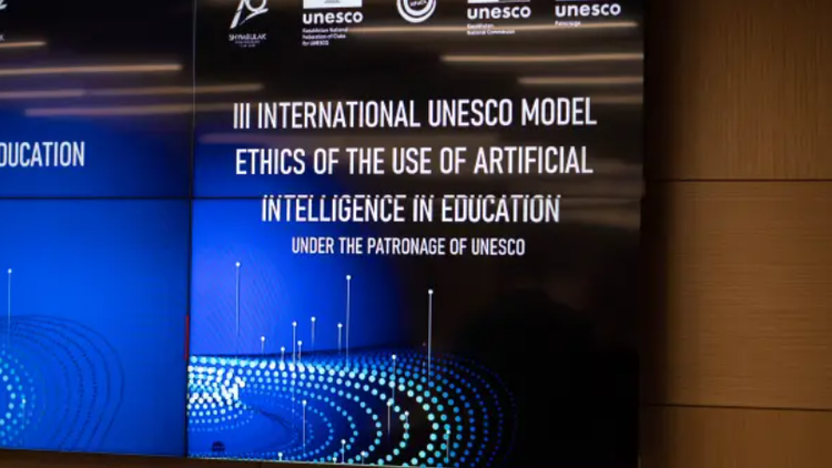 Chương trình Mô hình UNESCO quốc tế lần thứ ba với chủ đề “Sử dụng trí tuệ nhân tạo một cách hợp lý trong giáo dục”. Ảnh: UNESCO