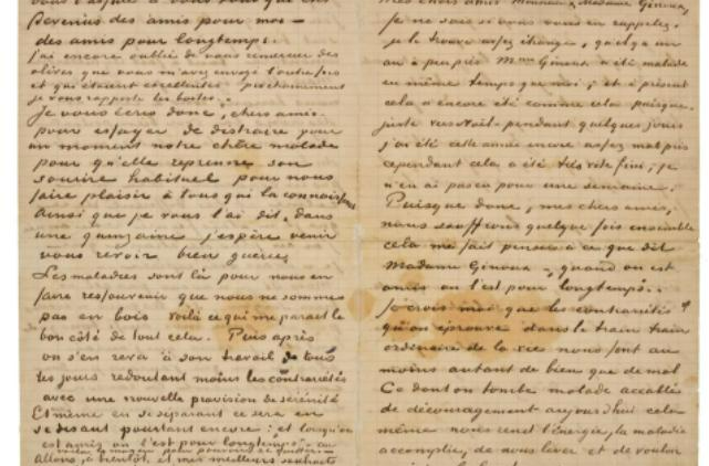 Bức thư của Vincent van Gogh sắp được bán đấu giá, ước tính đạt mức 250.000 euro 