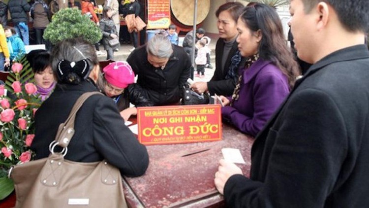 Dự thảo của Bộ Tài chính nói gì về việc quản lý tiền công đức?