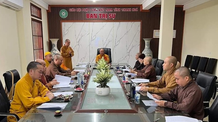 Thường trực Ban Trị sự GHPGVN tỉnh Thanh Hoá triển khai nhiều Phật sự quan trọng